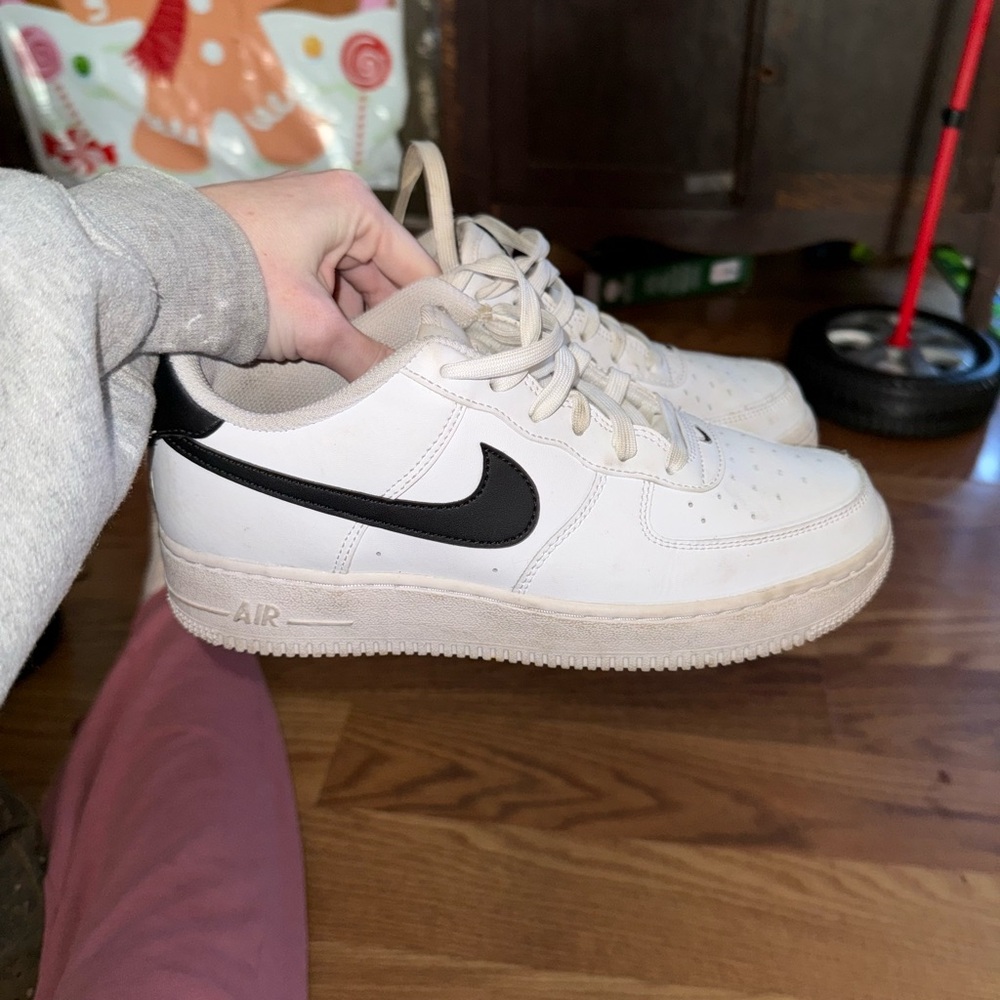 Nike Air White and Black Sneakers